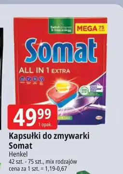 E.Leclerc Tabletki do zmywarek lemon & lime Somat All In 1 oferta