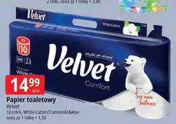 E.Leclerc Papier toaletowy rumianek i aloes Velvet oferta
