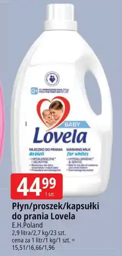E.Leclerc Kapsułki do prania bieli i kolorów Lovela Baby oferta