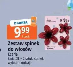 E.Leclerc Zestaw do włosów kwiat xl + 2 spinki Ecarla oferta