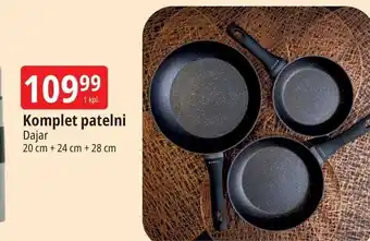 E.Leclerc Komplet patelni tres 20 + 24 28 cm Dajar oferta