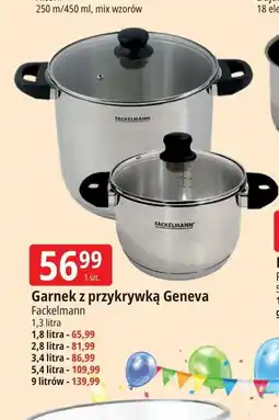 E.Leclerc Garnek z przykrywką geneva 9 l Fackelmann oferta