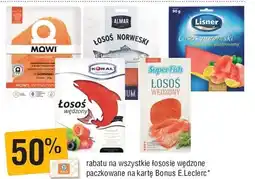 E.Leclerc Łosoś wędzony plastry Superfish oferta