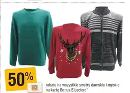 E.Leclerc Swetry damskie i męskie oferta