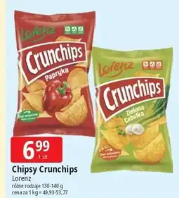 E.Leclerc Chipsy zielona cebulka Crunchips oferta