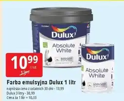 E.Leclerc Farba absolute white Dulux oferta