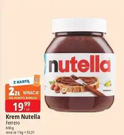 E.Leclerc Krem czekoladowo-orzechowy Nutella oferta