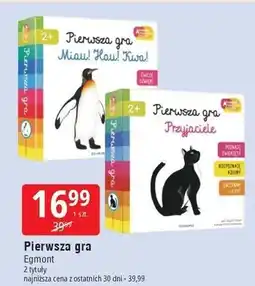 E.Leclerc Pierwsza gra: miau! hau! kwa! Egmont oferta