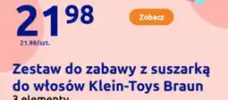 Action Zestaw do zabawy z suszarką do włosów Klein-Toys Braun oferta