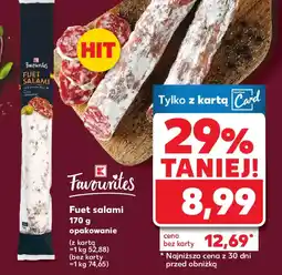 Kaufland Fuet salami oferta