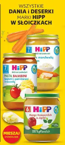 Kaufland Wszystkie dania i deserki marki hipp w słoiczkach oferta