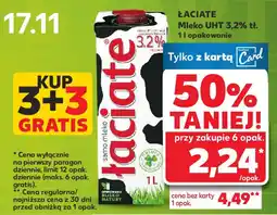 Kaufland Łaciate mleko uht 3,2% tł. oferta