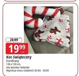 E.Leclerc Koc świąteczny 130 x 150 cm Eurofirany oferta