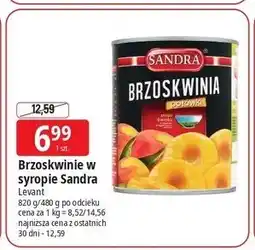 E.Leclerc Brzoskwinie połówki Sandra oferta
