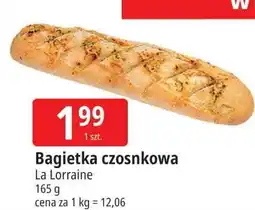 E.Leclerc Bagietka z masłem czosnkowym La Lorraine oferta