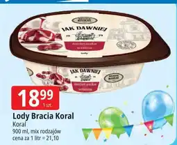 E.Leclerc Lody śmietankowe z wiśniami i sosem wiśniowym Bracia Koral Jak Dawniej oferta