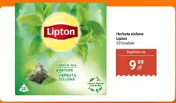 Biedronka Herbata zielona Lipton oferta