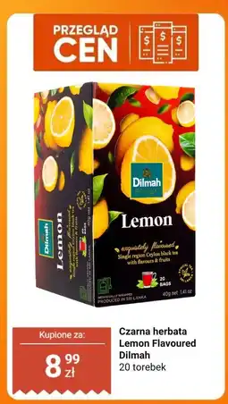 Biedronka Herbata czarna Lemon Flavoured Dilmah oferta