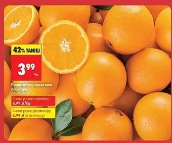 Pomarańcze deserowe na wagę Biedronka