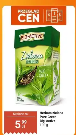 Biedronka Herbata zielona Pure Green Big-Active oferta