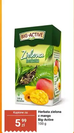 Biedronka Herbata zielona z mango Big-Active oferta