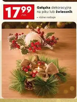 Biedronka Gałązka dekoracyjna na piku lub świecznik oferta