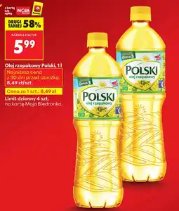 Biedronka Olej Polski oferta