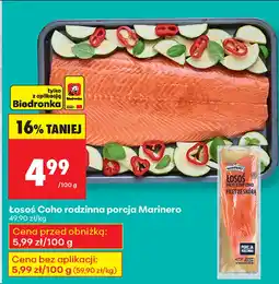 Biedronka Łosoś Marinero oferta