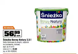 OBI Farba lateksowa Śnieżka oferta