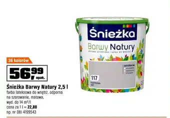 Farba lateksowa Śnieżka