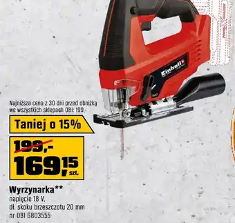 OBI Wyrzynarka Einhell oferta