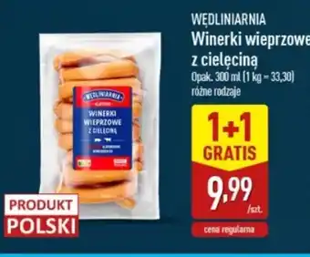 ALDI WĘDLINIARNIA Winerki wieprzowe z cielęcina oferta