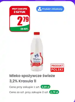 Dino Mleko spożywcze świeże 3,2% Krasula oferta
