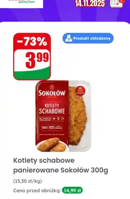 Dino Kotlety schabowe panierowane Sokołów 300g oferta