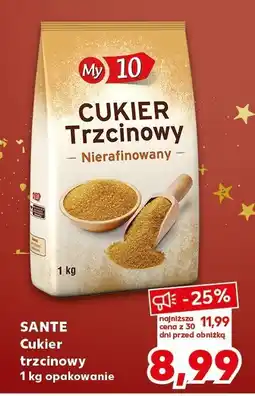 Kaufland Cukier trzcinowy SANTE 1 kg opakowanie oferta