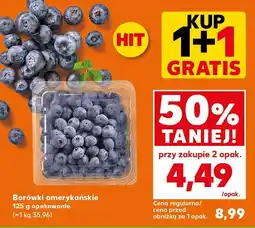 Kaufland Borówki amerykańskie 125 g opakowanie Kaufland oferta