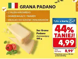 Kaufland Ser grana padano dojrzewający 100 g Kaufland oferta