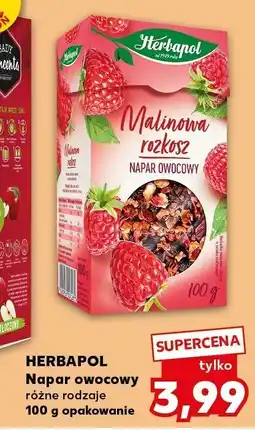 Kaufland Napar owocowy Herbapol Malinowa rozkosz różne rodzaje 100 g oferta
