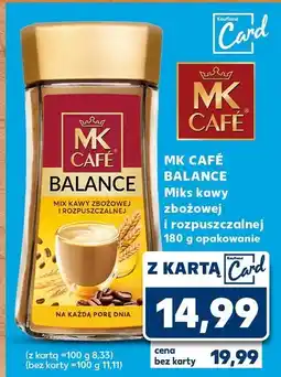 Kaufland Kawa zbożowa i rozpuszczalna MK Café Balance Miks kawy 180 g oferta