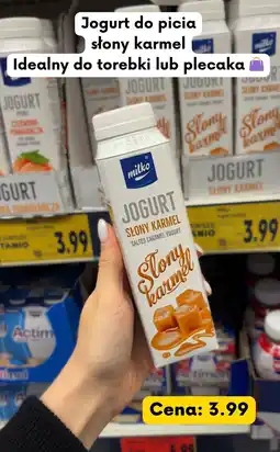 Kaufland Jogurt do picia słony karmel Milko oferta