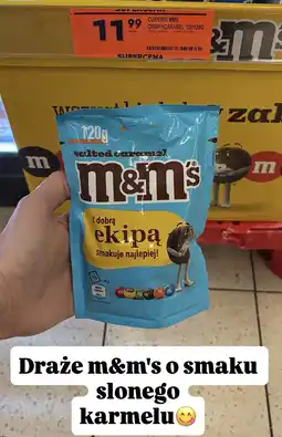 Biedronka Cukierki draże słony karmel m&m's oferta