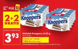 Biedronka Wafelek 5-pak Knoppers oferta