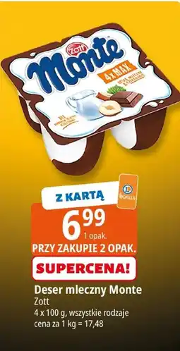 E.Leclerc Deser mleczny Monte oferta