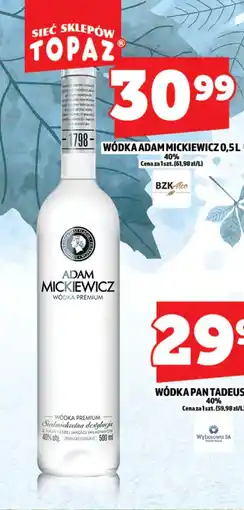 Topaz Wódka Adam Mickiewicz oferta