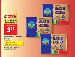 Biedronka Masło Łowicz oferta