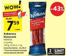 Intermarche Kabanosy Krakus oferta