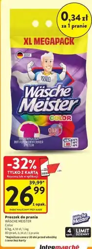 Intermarche Proszek do prania Waschemeister oferta