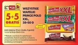 Biedronka Wafelek w mlecznej czekoladzie milka Prince Polo oferta