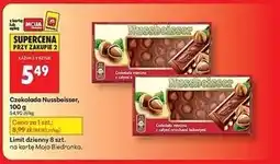 Biedronka Czekolada mleczna z całymi orzechami Alpen Gold Nussbeisser oferta