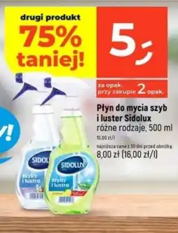 Dealz Płyn do mycia szyb i luster Sidolux oferta